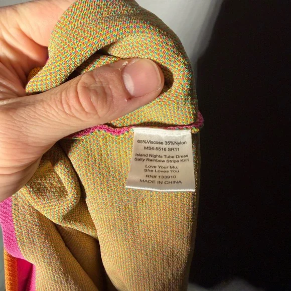 Show Me Your Mumu Island Nights Tube Dress Size Small - Picture 5 of 5